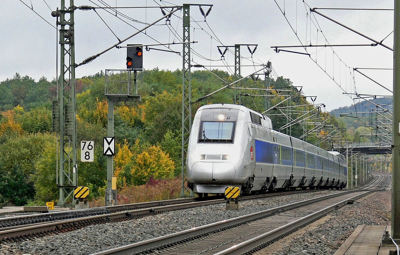 tgv sncf high-speed rail line free photo