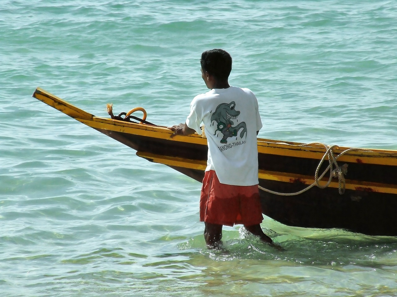 thai fishing boat free photo
