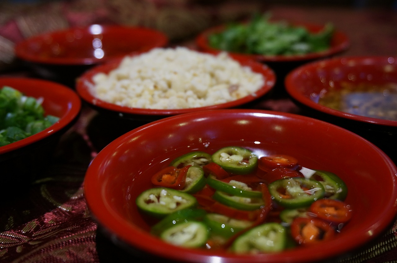 thai ingredients coriander dip free photo