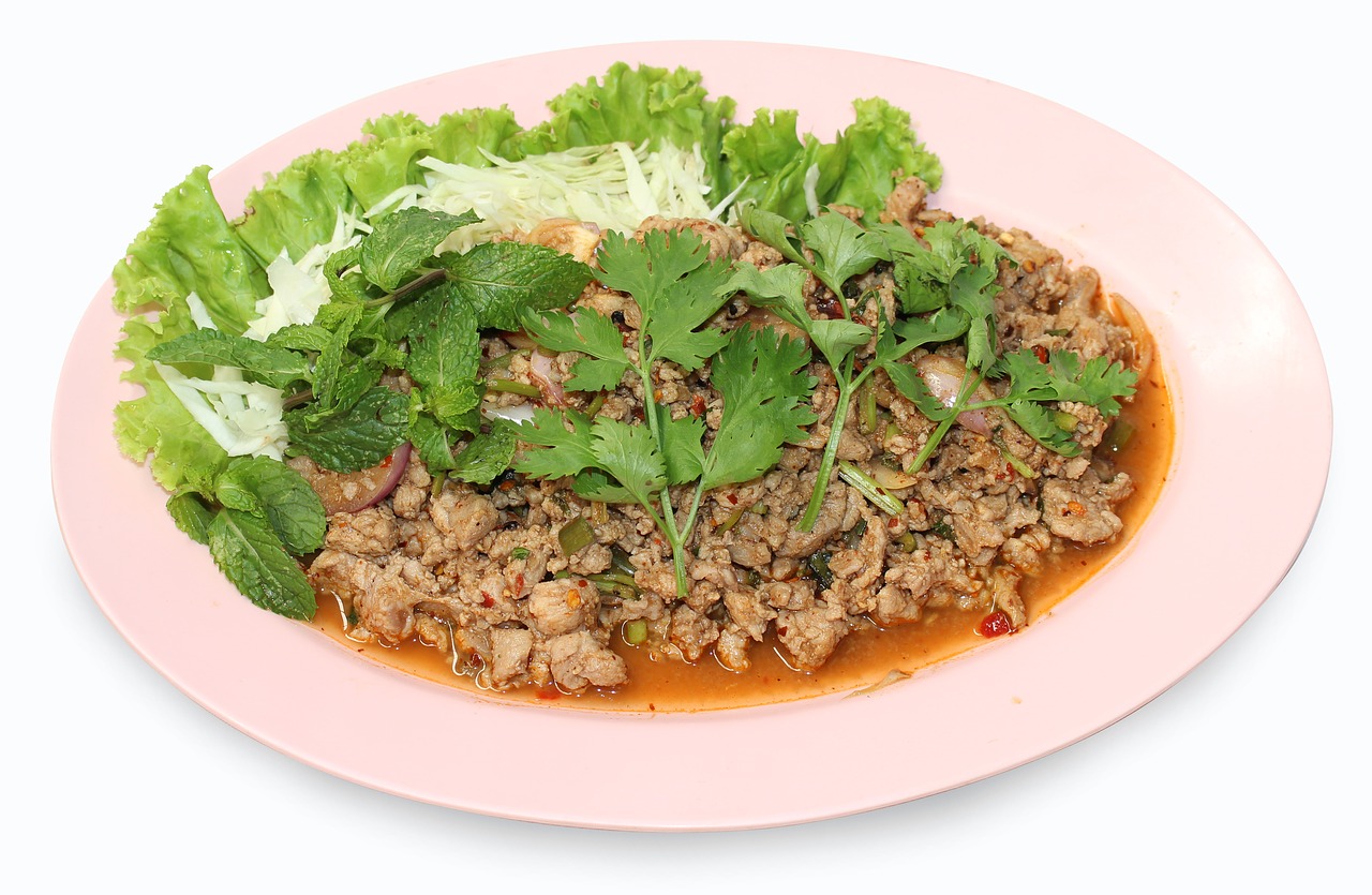 thaifood pork yum yum free photo