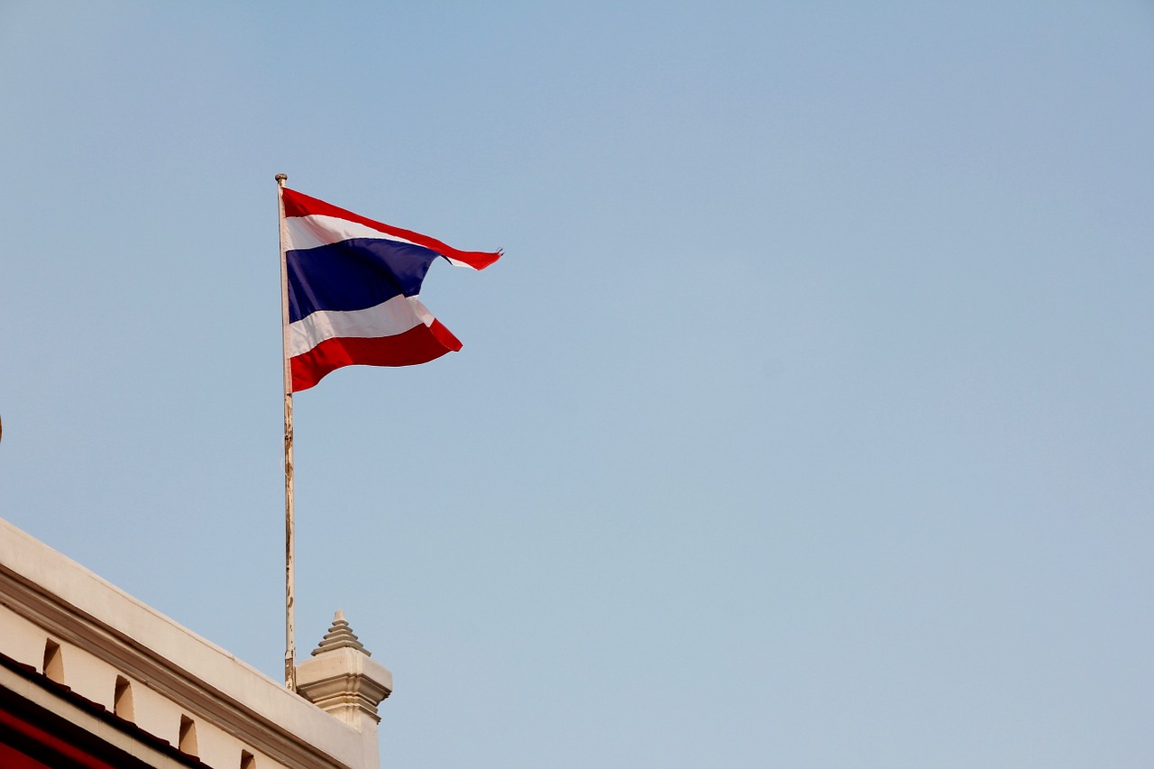 thailand flag roof free photo