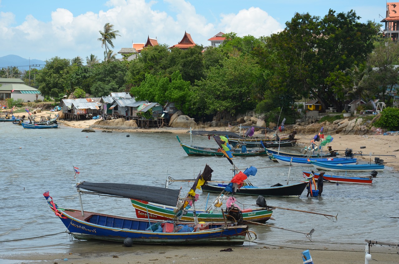 thailand boats sea free photo