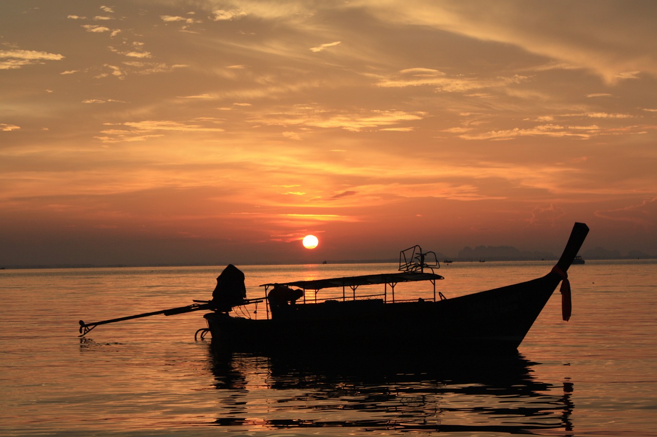 thailand longtail boat free photo