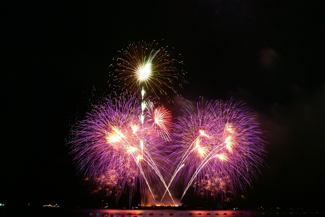 thailand pattaya firework free photo
