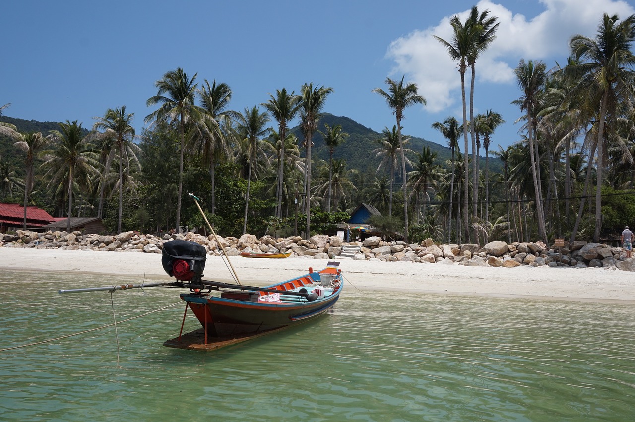 thailand beach boat free photo