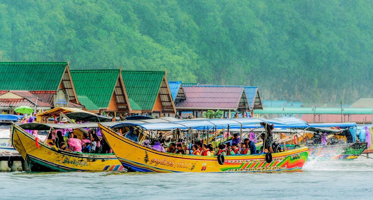 thailand koh panyee floating fishing village free photo