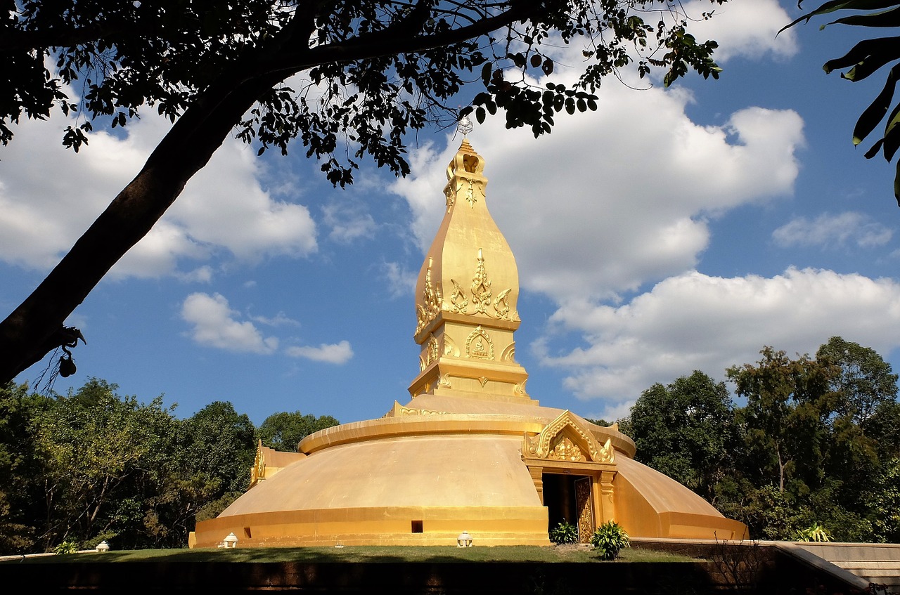 thailand ubonratchathani monastery free photo