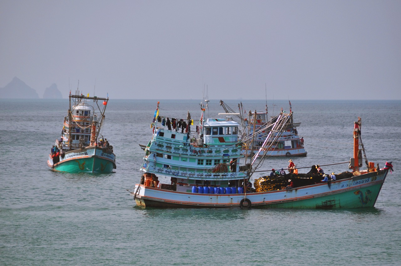 thailand boats sea free photo