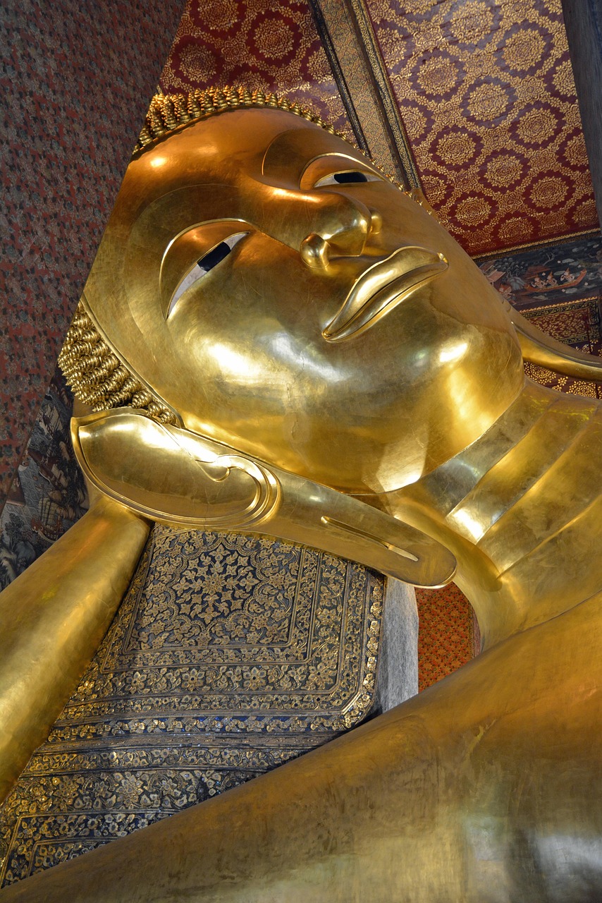 thailand bangkok reclining buddha free photo