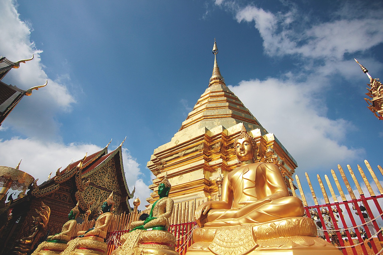 thailand temple doré free photo