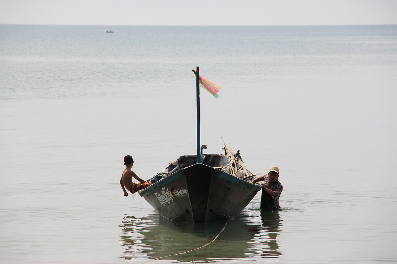 thailand rayong fishing boat free photo