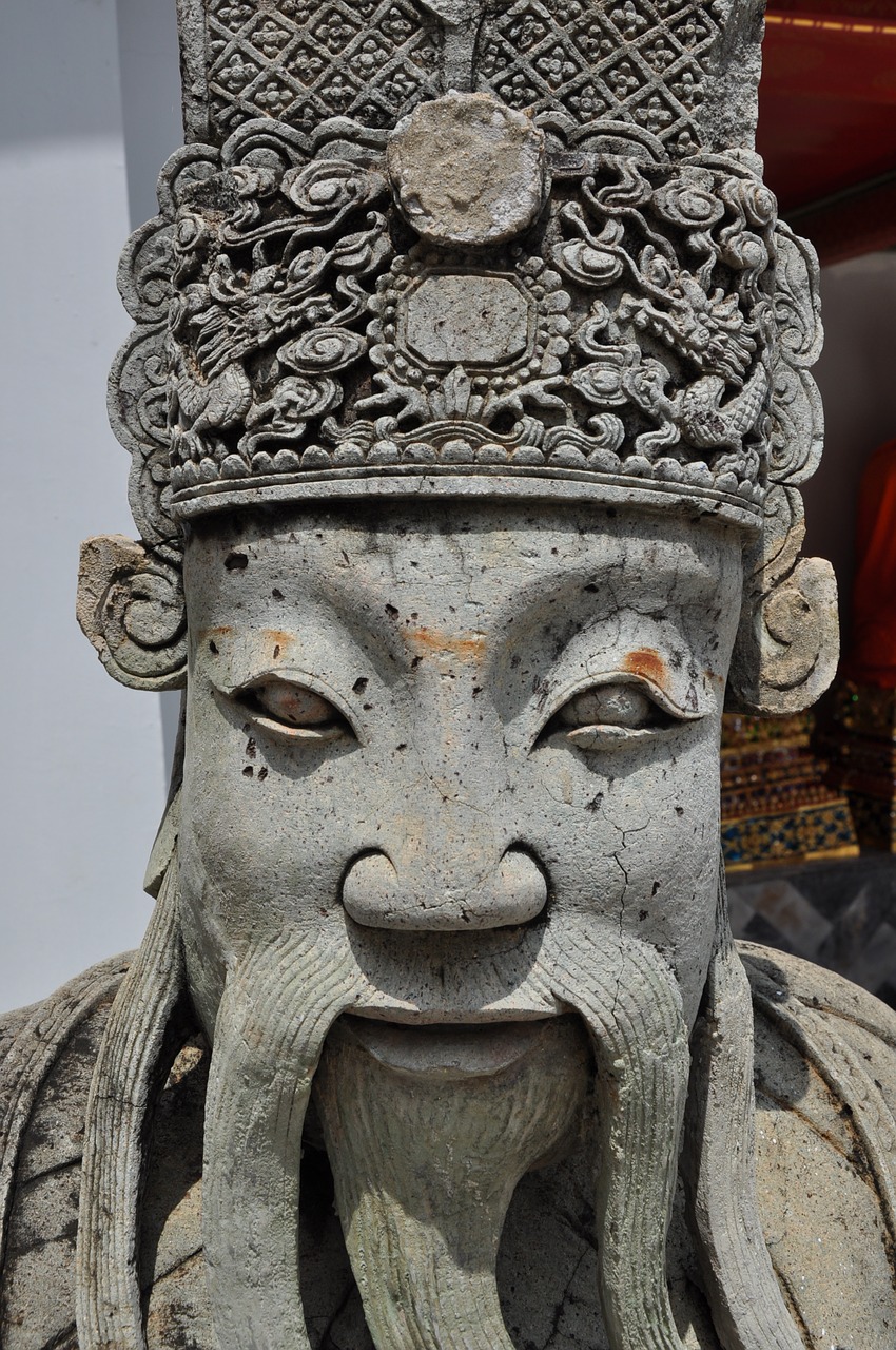 thailand stone statue figure free photo