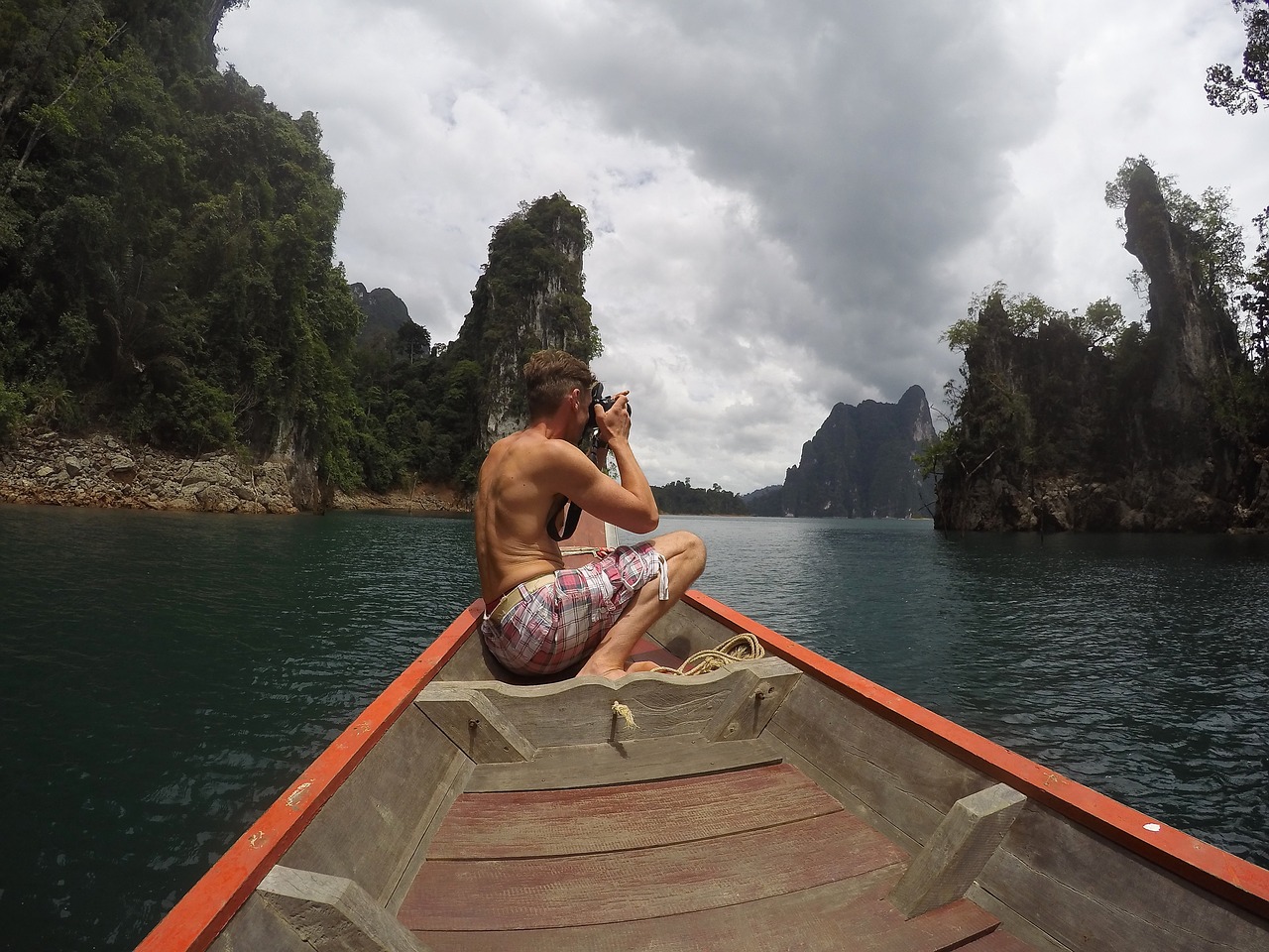 thailand limestones lake free photo