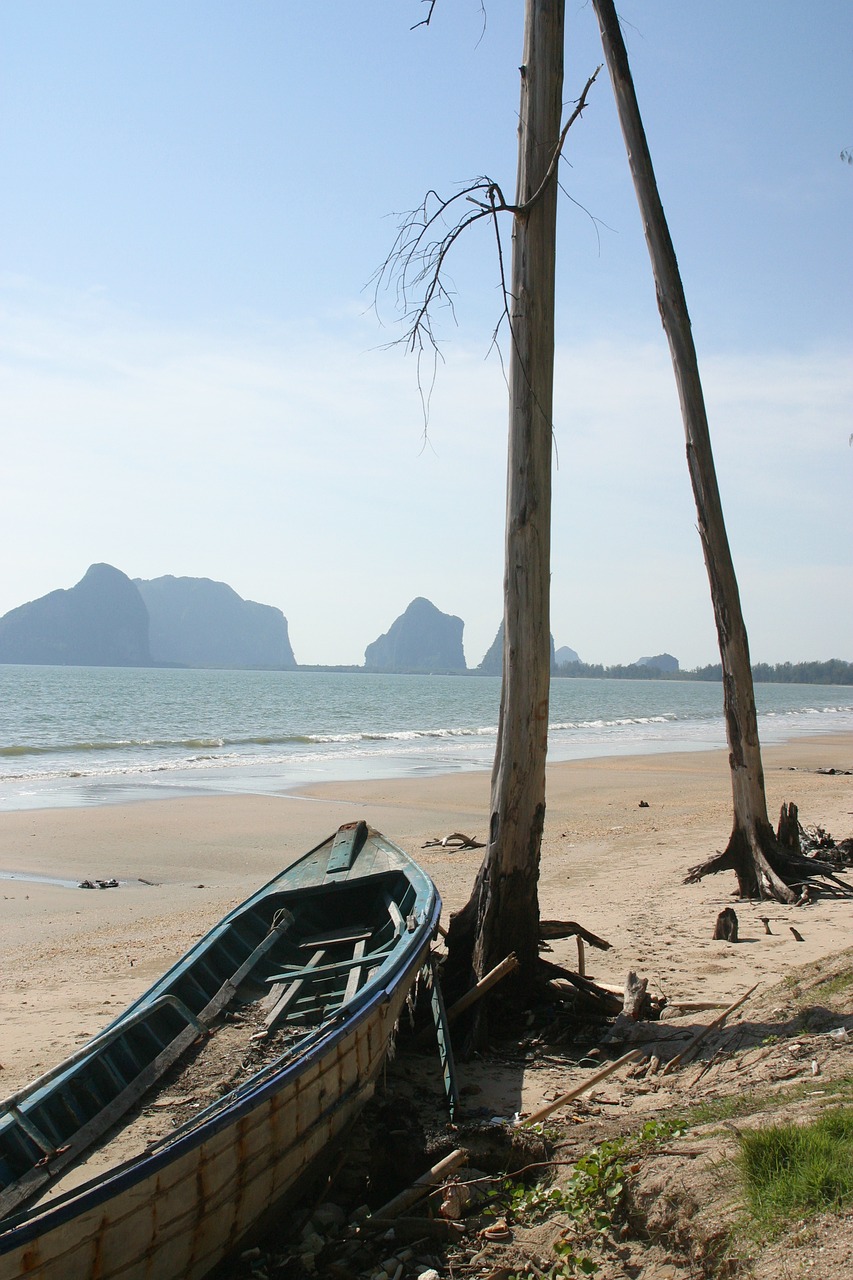 thailand boat beach free photo