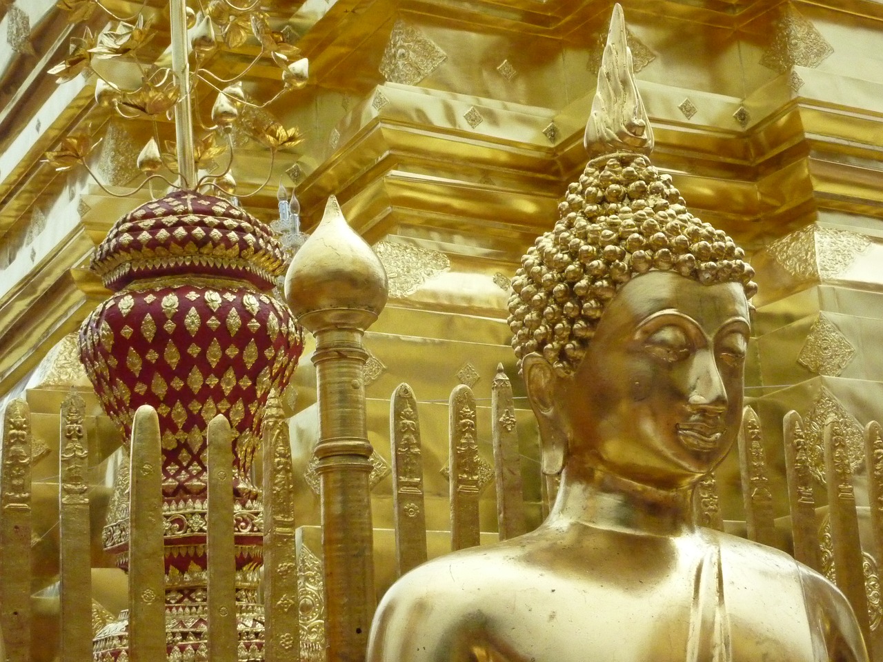 thailand buddhist golden free photo
