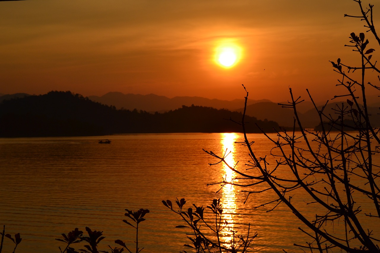 thailand wall sunset free photo