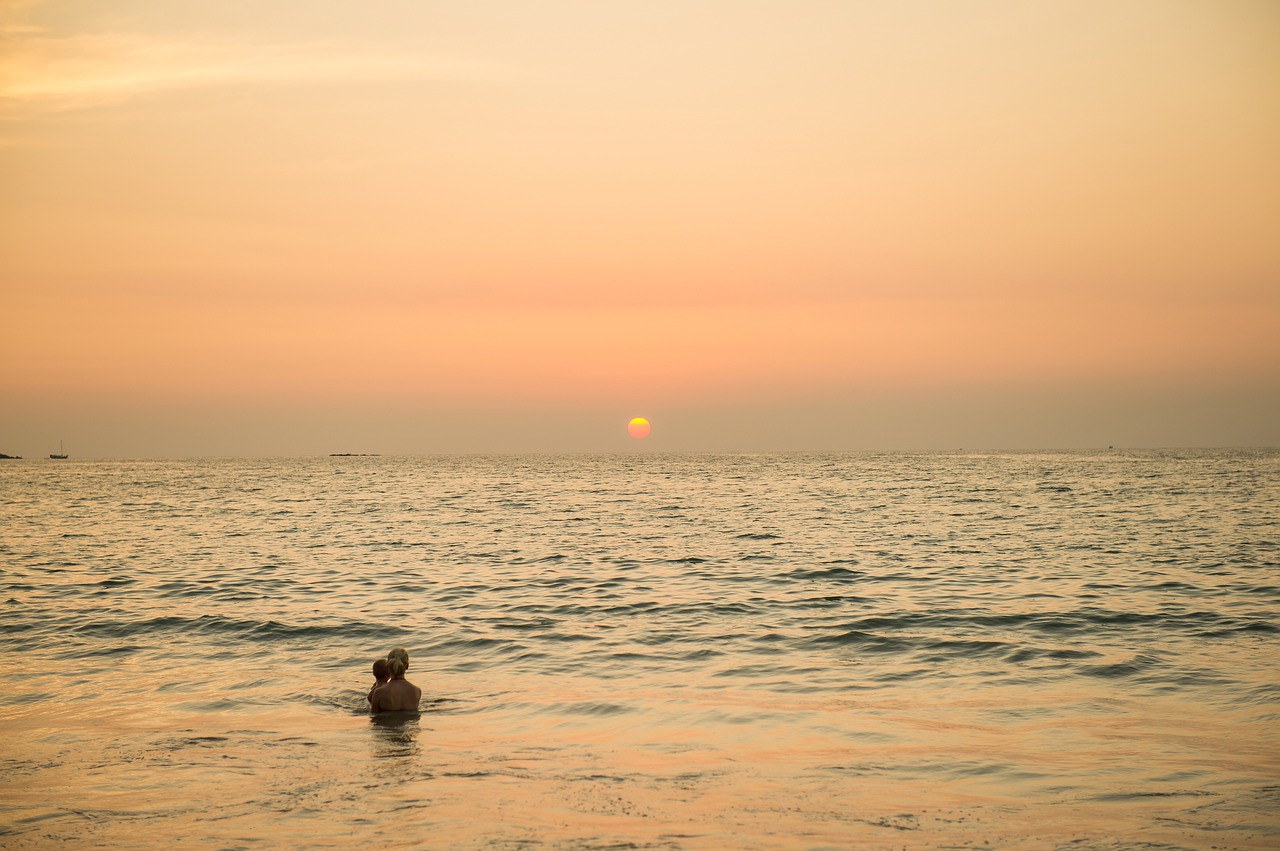 thailand  sea  sunset free photo