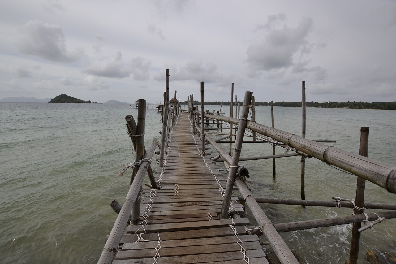 thailand  jetty  water free photo