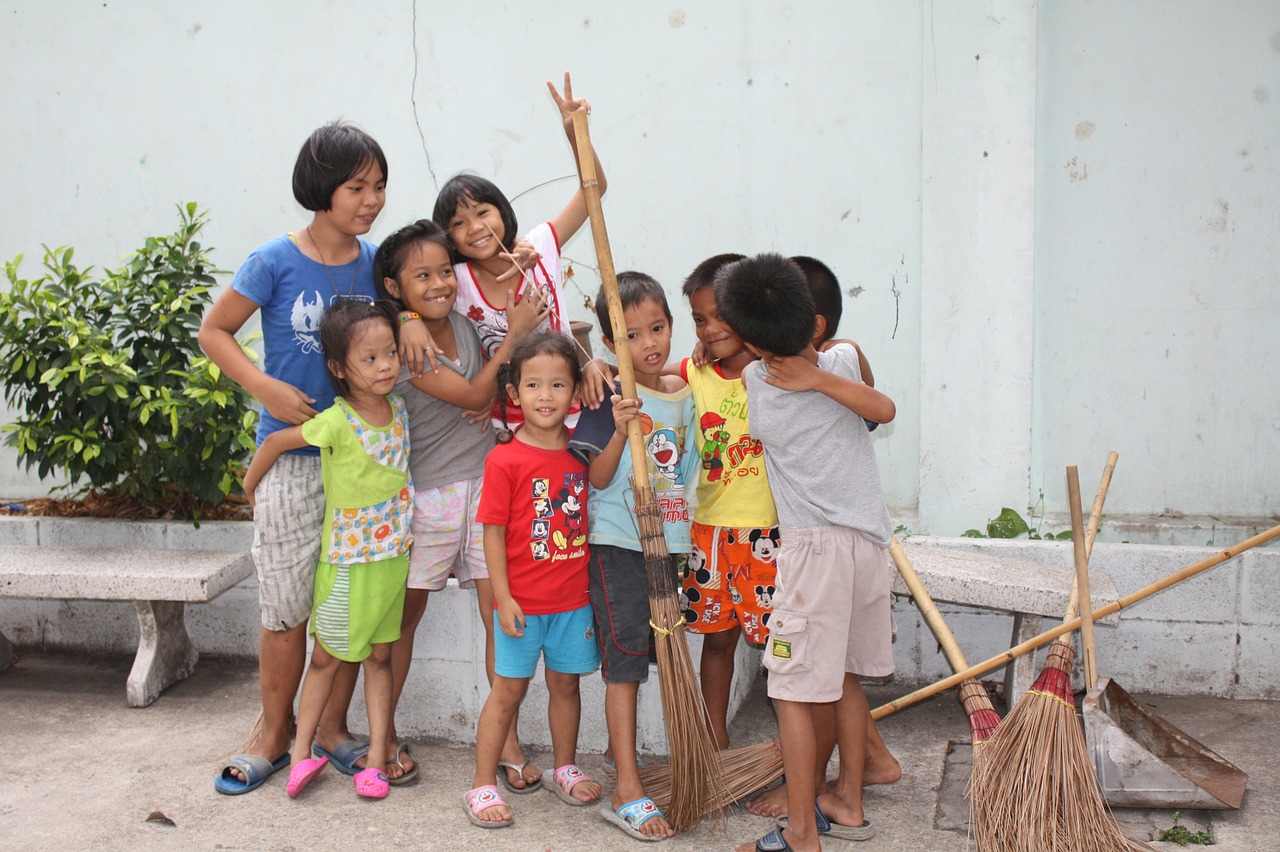 thailand children kids free photo
