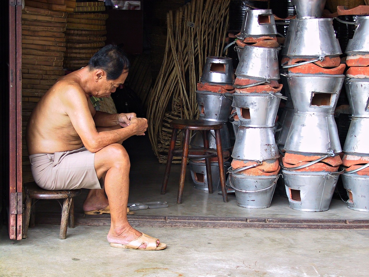 thailand man stove free photo