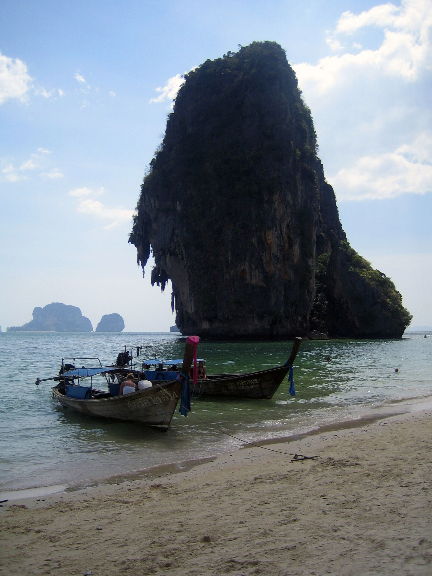 thailand krabi boats free photo
