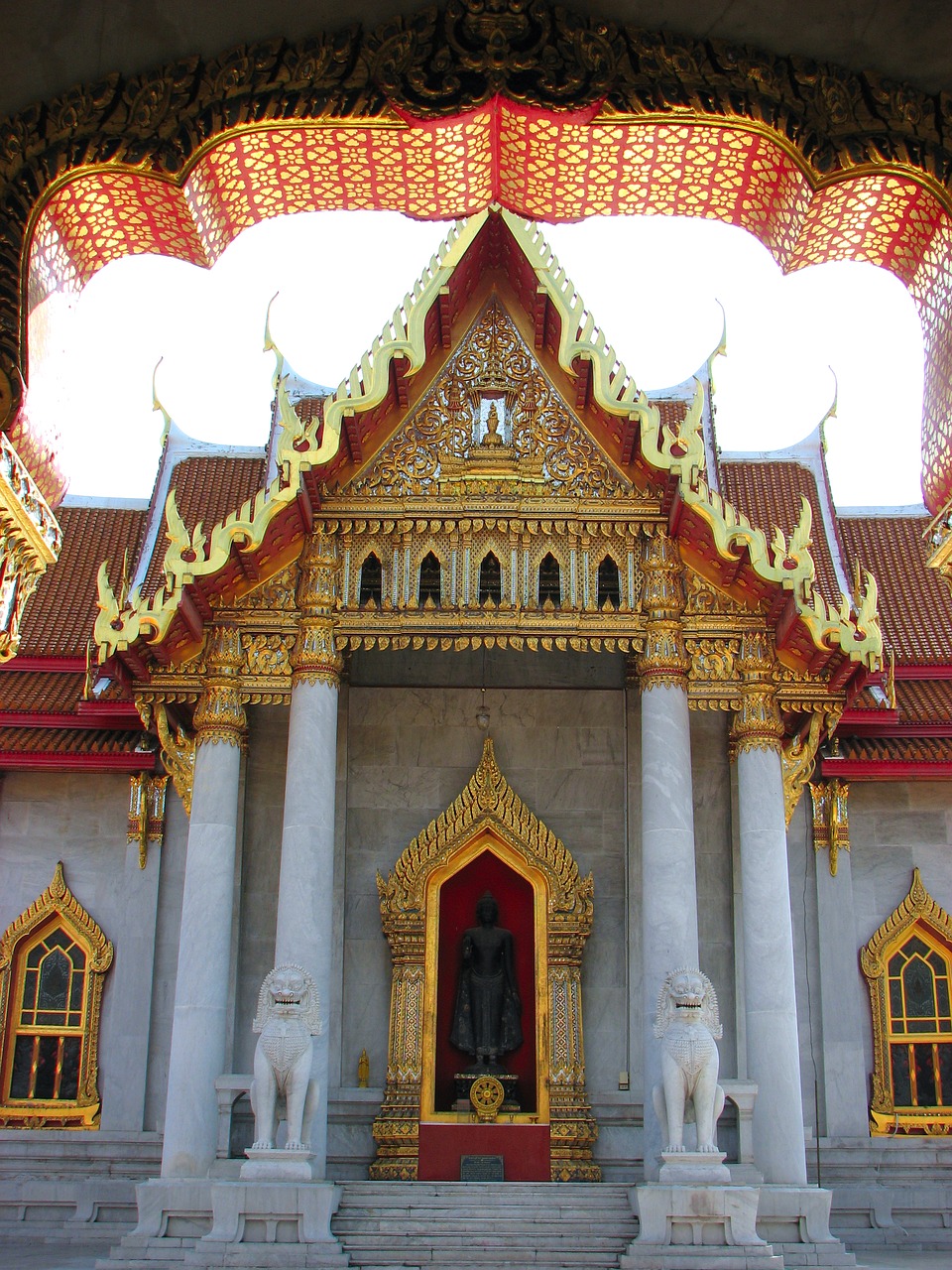 thailand temple marble temple wats free photo