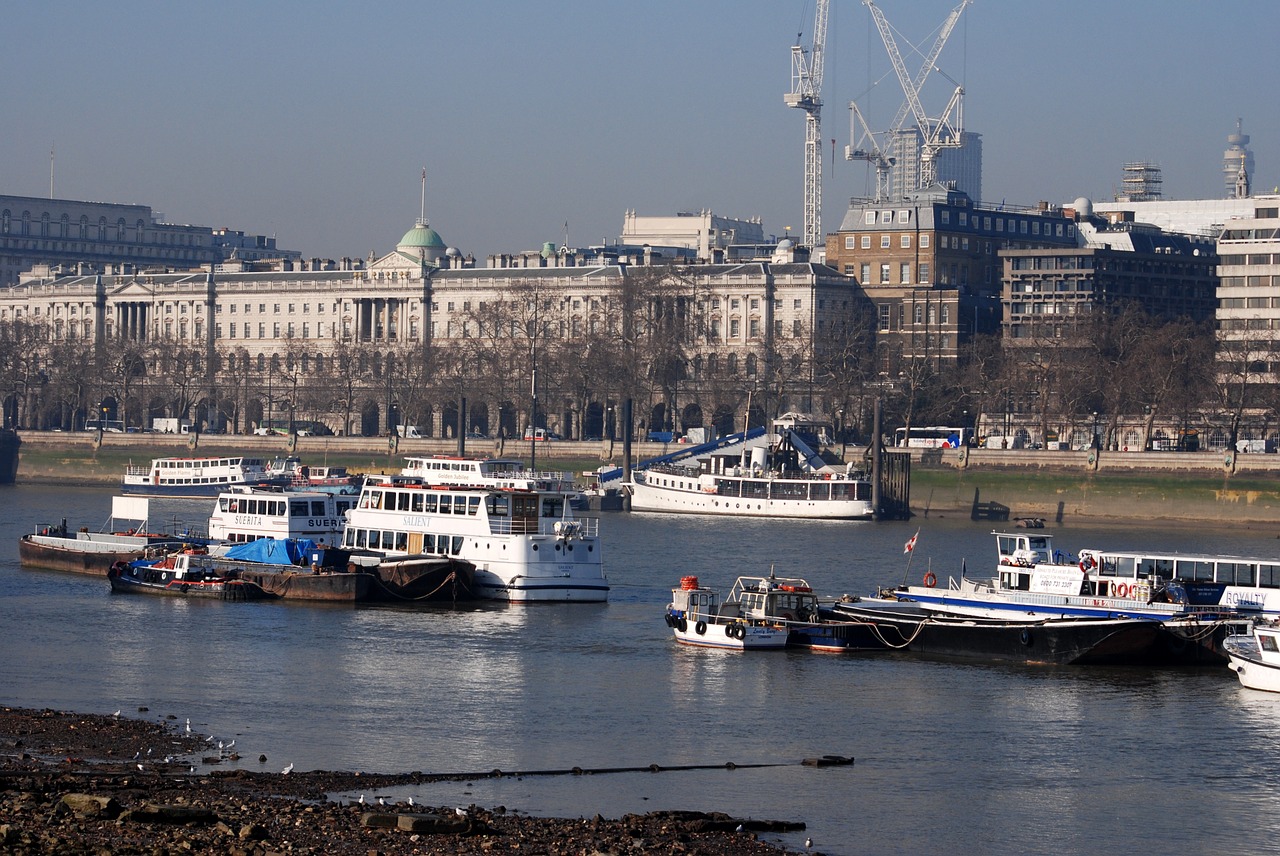 thames london boats free photo