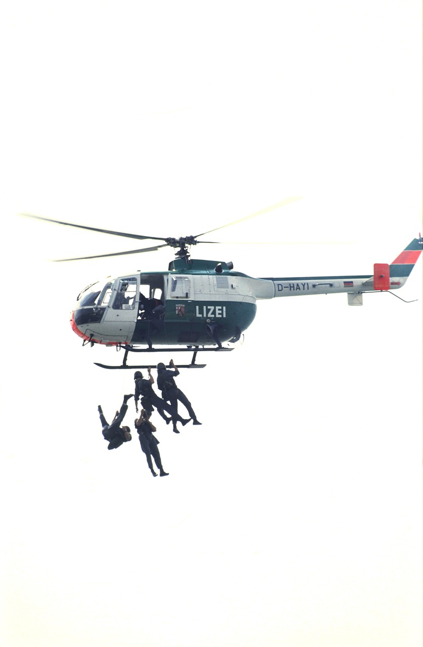than police helicopter use free photo
