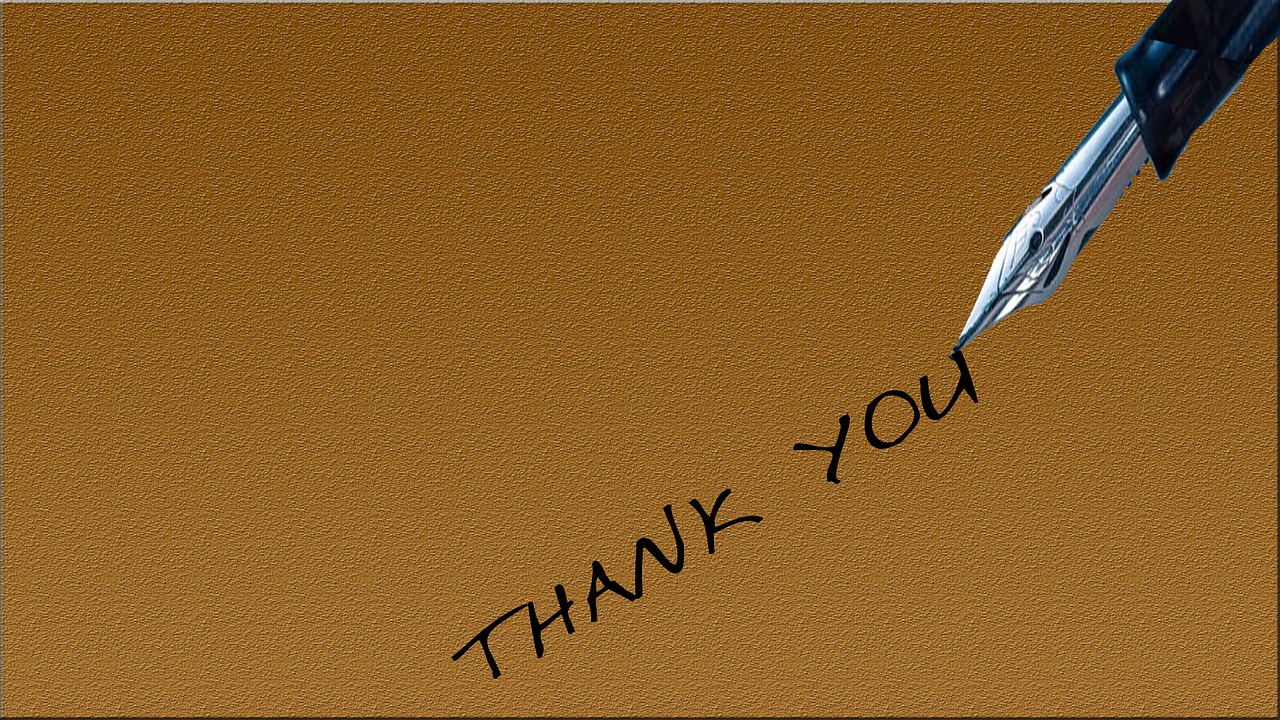 thank you pen pencil free photo