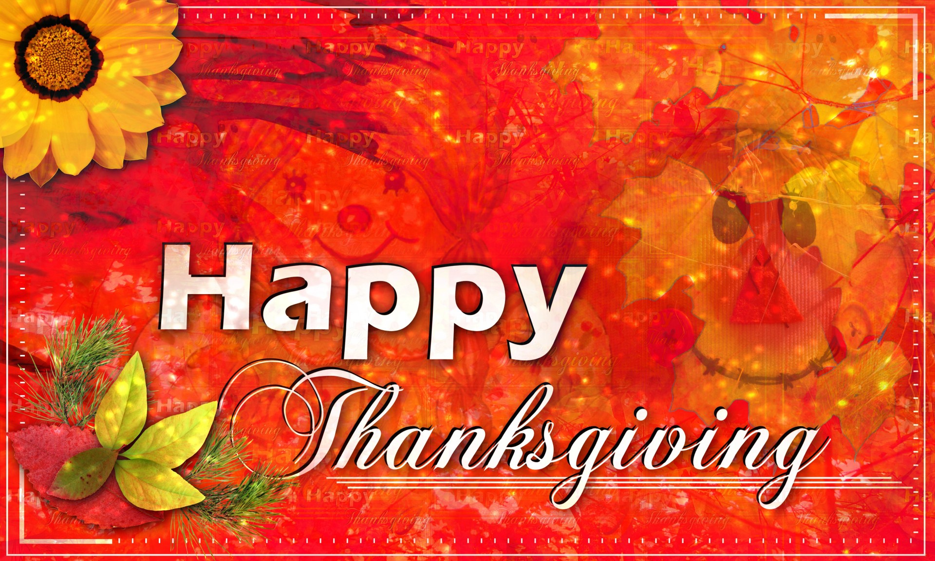 thanksgiving holiday banner free photo