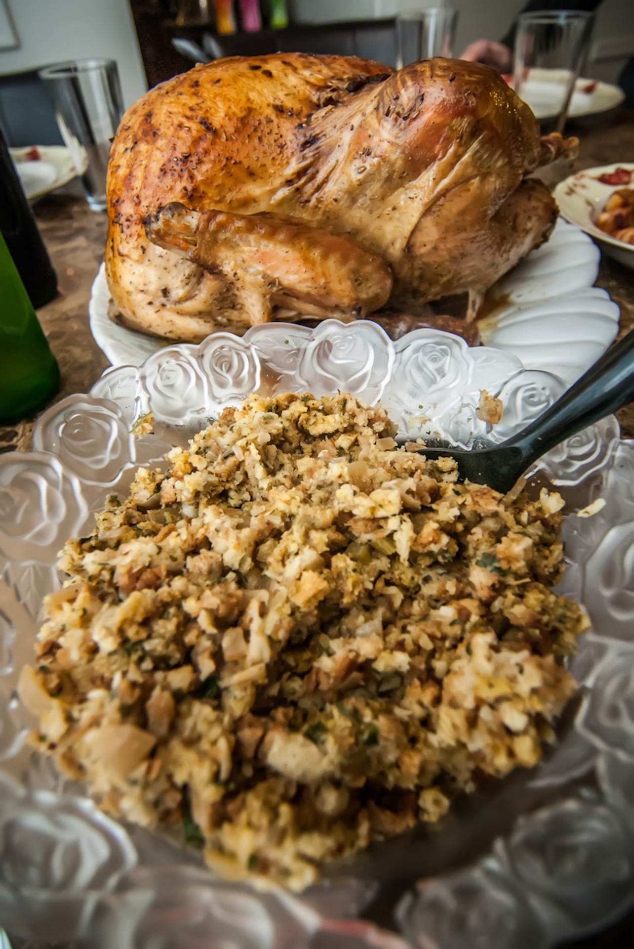 thanksgiving turkey dinner free photo
