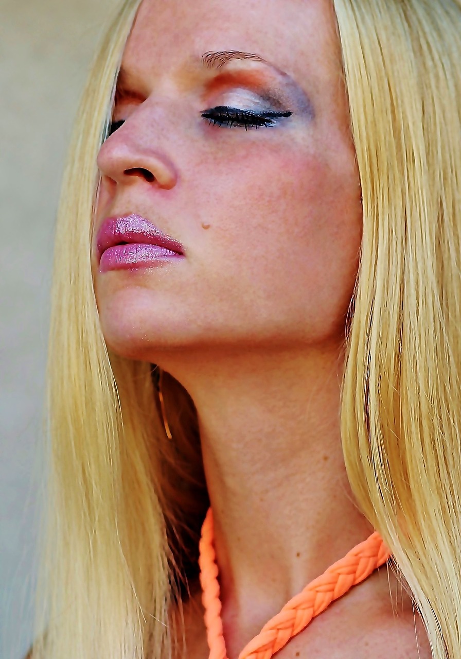 woman makeup headdress free photo