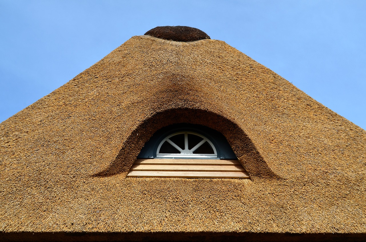 thatched roof  roofing  sylt free photo