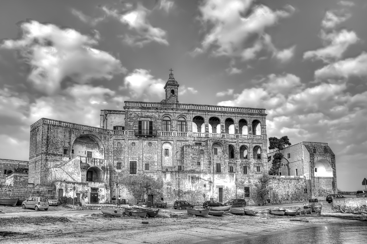 the abbey of san vito polignano a mare puglia free photo