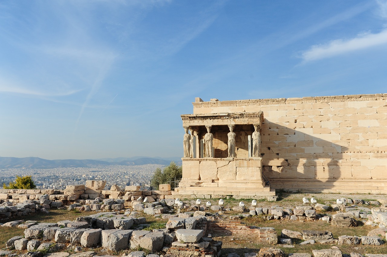 the acropolis athens greece free photo
