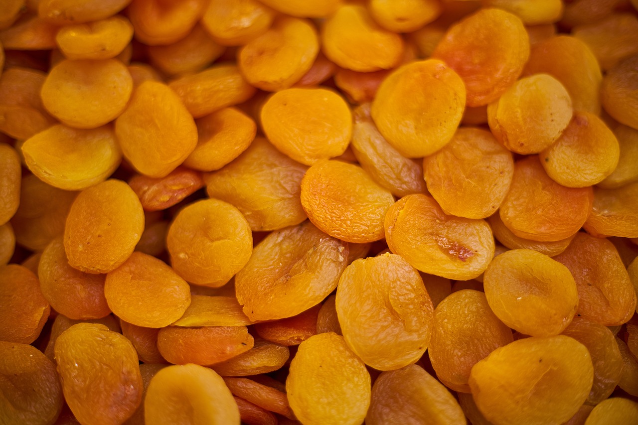 apricot dried fruit snacks macro free photo