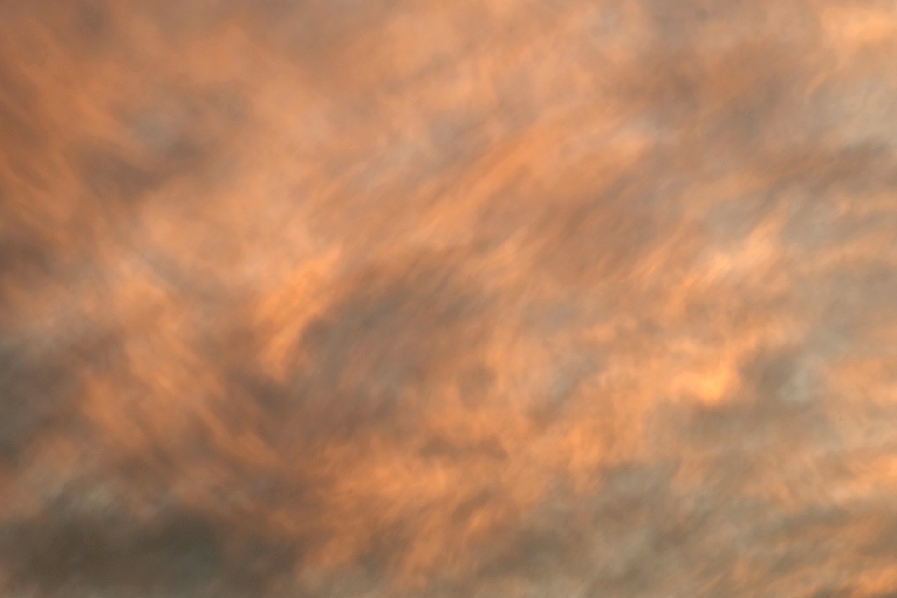 the background clouds orange free photo