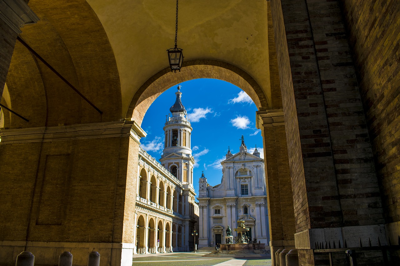 the basilica of loreto ancon the holy house of loreto free photo