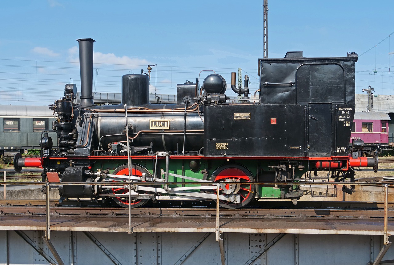 the bavarian railway museum  steam locomotive  luci free photo