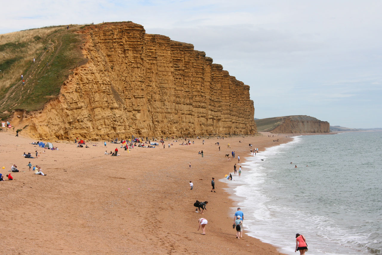 beach cliffs sand free photo