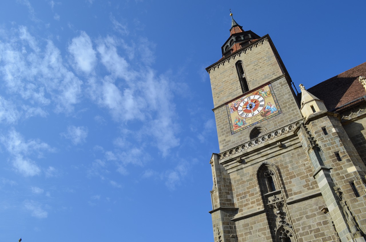 the black church  brasov  romania free photo