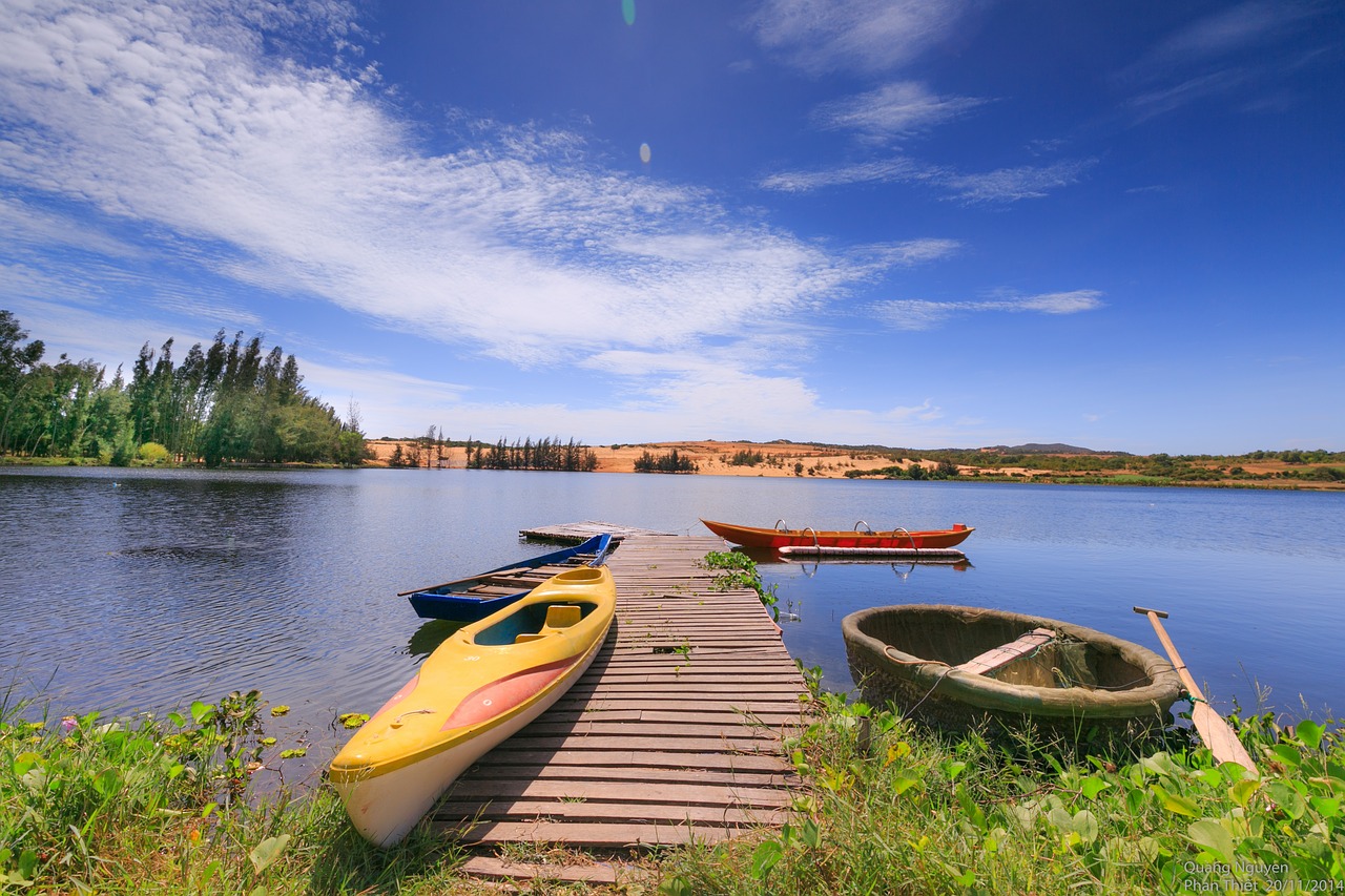 the boat coracle fisherman free photo