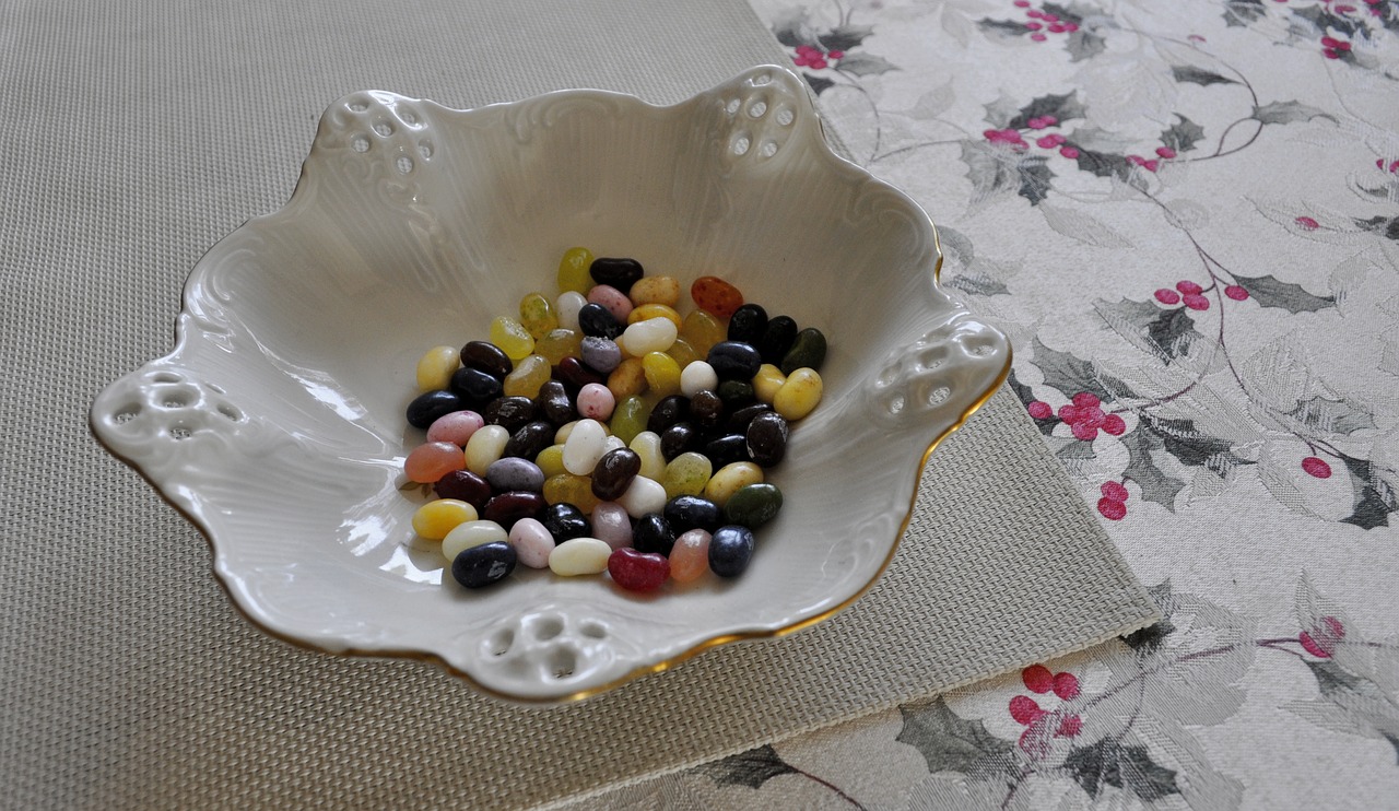 the bowl candy still life free photo