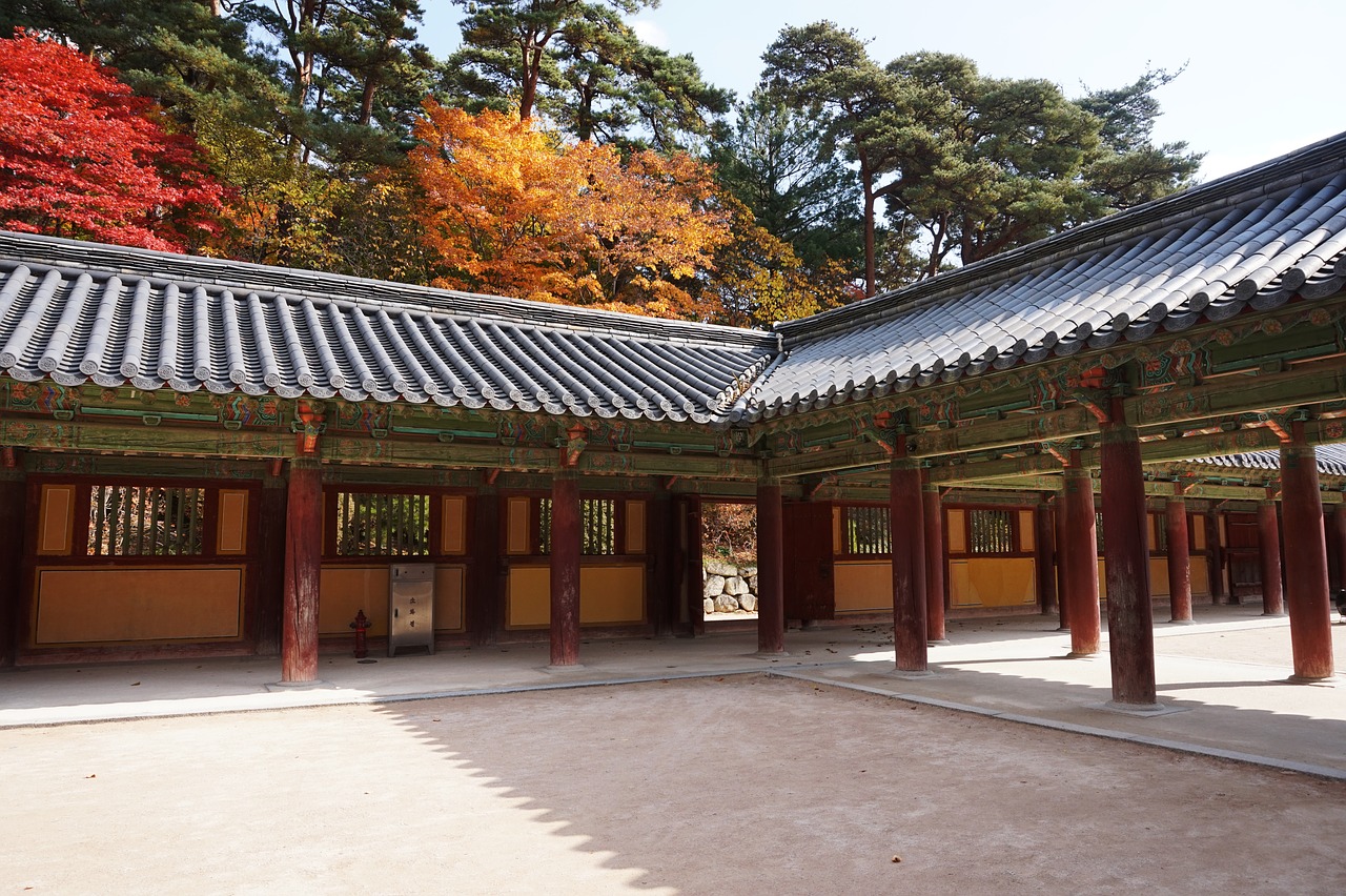 the bulguksa temple racing republic of korea free photo
