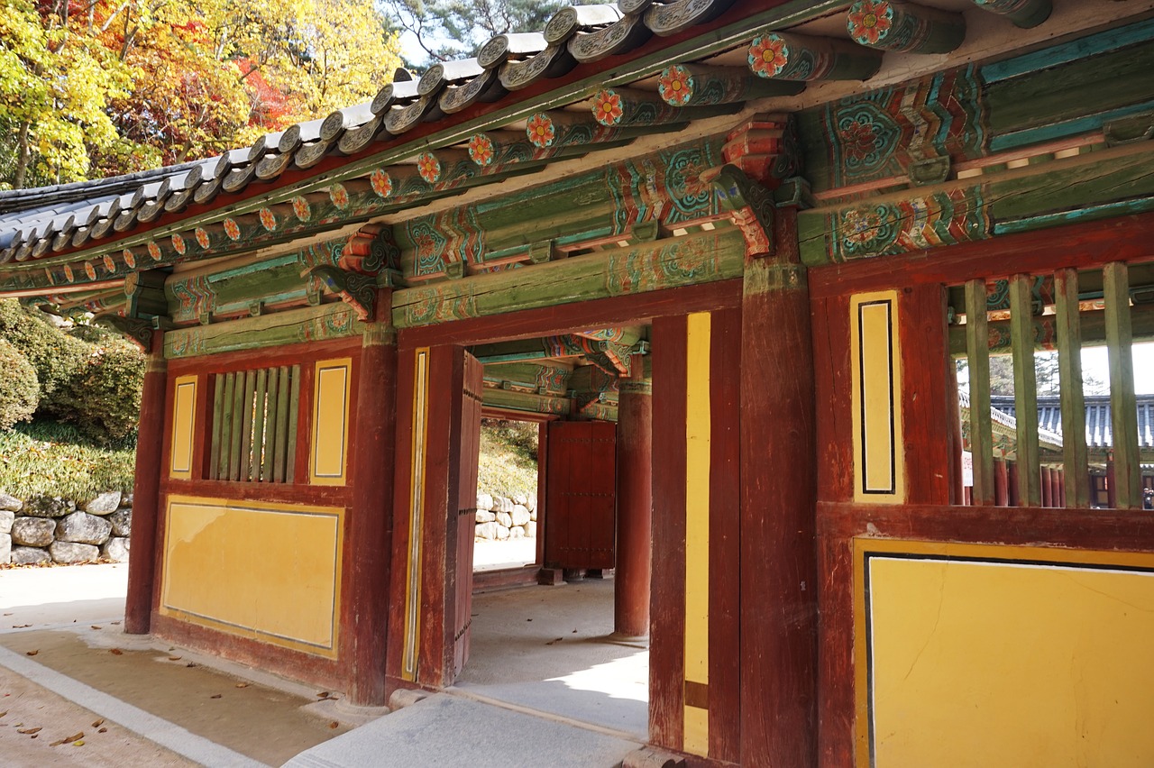 the bulguksa temple racing republic of korea free photo