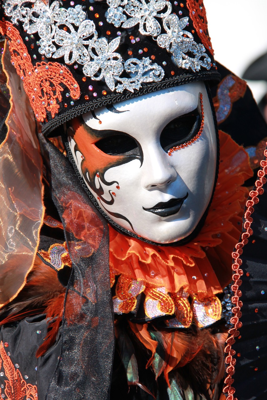 the carnival of venice mask italy free photo