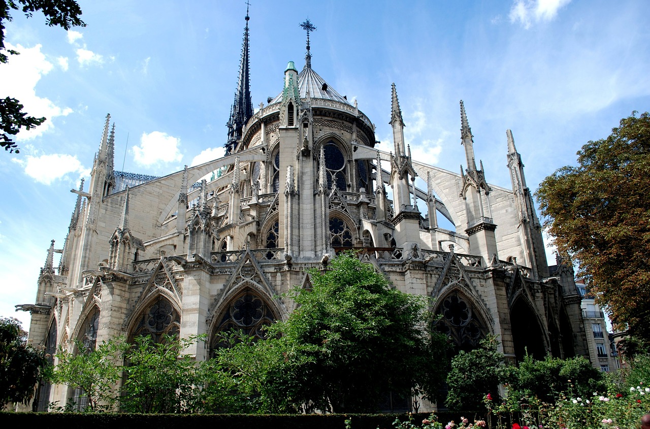 the cathedral paris the hunchback free photo