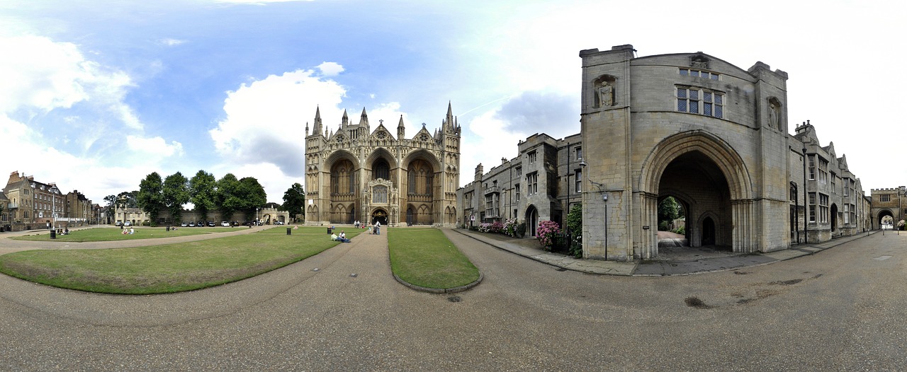 the cathedral in peterborough peterborough the cathedral free photo