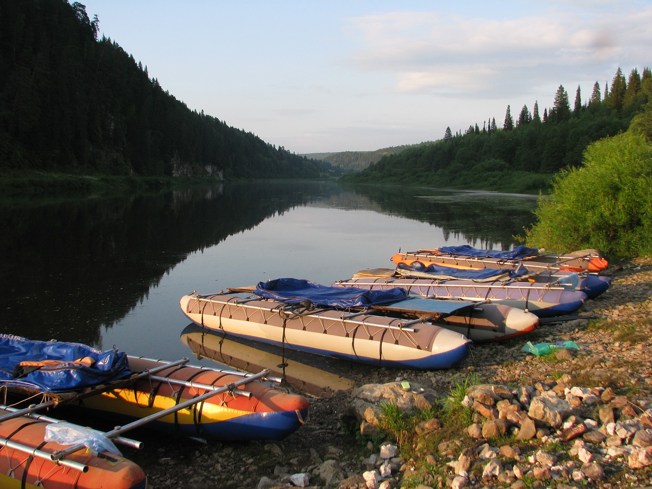 the chusovaya river perm krai summer free photo