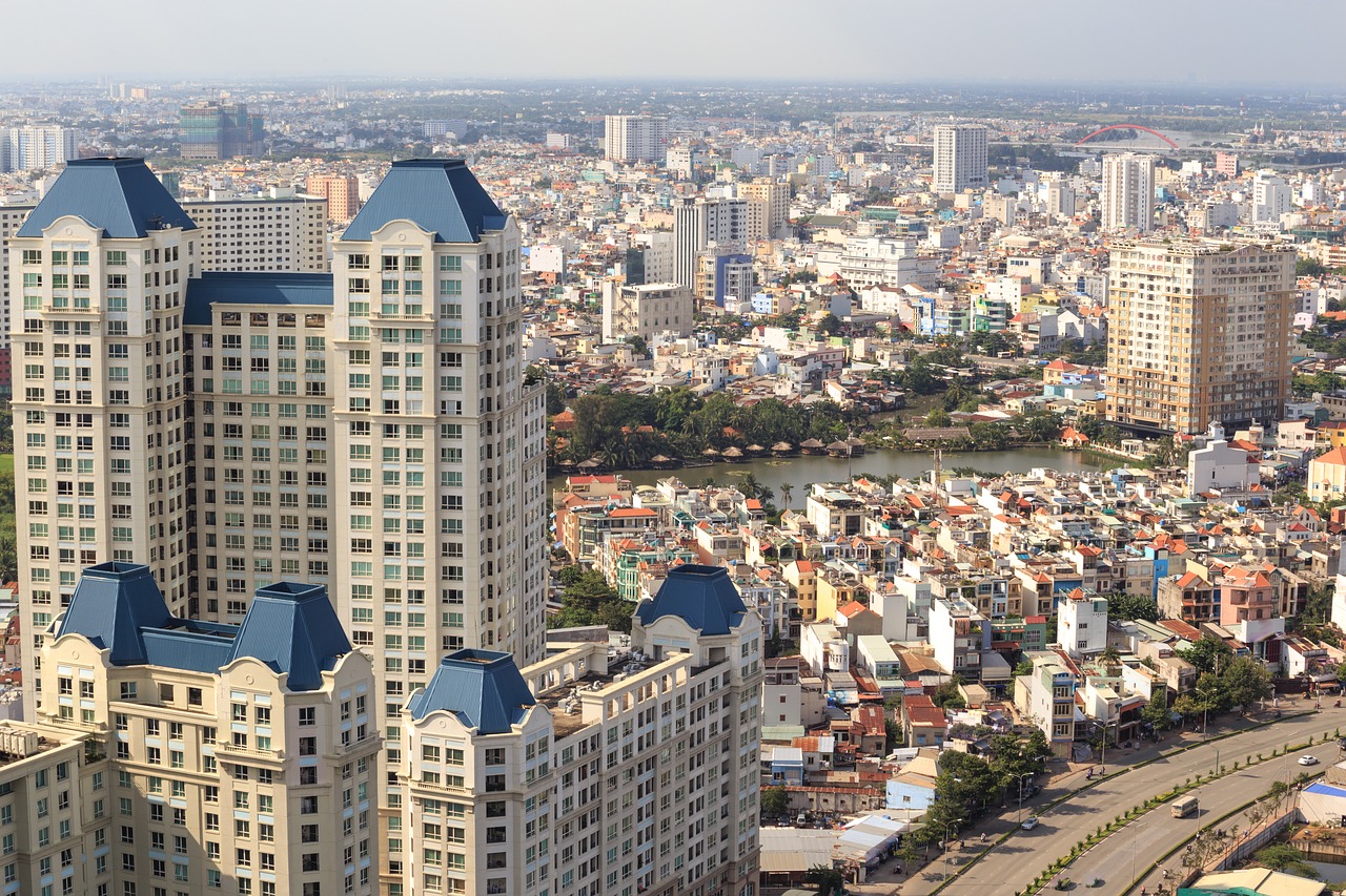 the city  ho chi minh  the street free photo